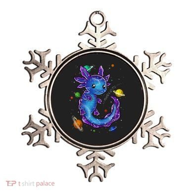 Galaxy Axolotl Funny Goth Space purple blue Japan Ornament