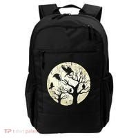 Gothic Animal Forest Bird Raven Creepy Night Moonlight Crow Backpack thumb 0