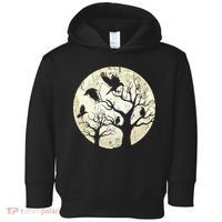 Gothic Animal Forest Bird Raven Creepy Night Moonlight Crow Toddler Hoodie thumb 0