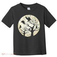 Gothic Animal Forest Bird Raven Creepy Night Moonlight Crow Toddler T-Shirt thumb 0