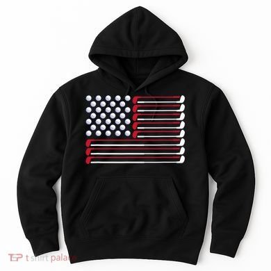 Golf American Flag Golf Player Lover Golfing Golfer Hoodie