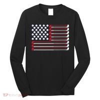Golf American Flag Golf Player Lover Golfing Golfer Long Sleeve Shirt thumb 0
