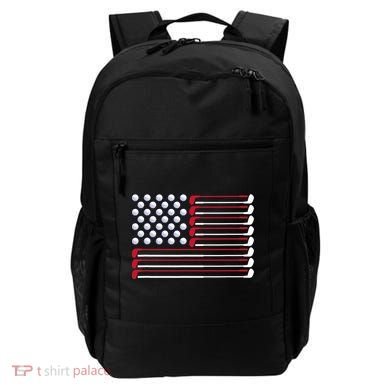 Golf American Flag Golf Player Lover Golfing Golfer Backpack