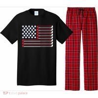 Golf American Flag Golf Player Lover Golfing Golfer Pajama Set thumb 0