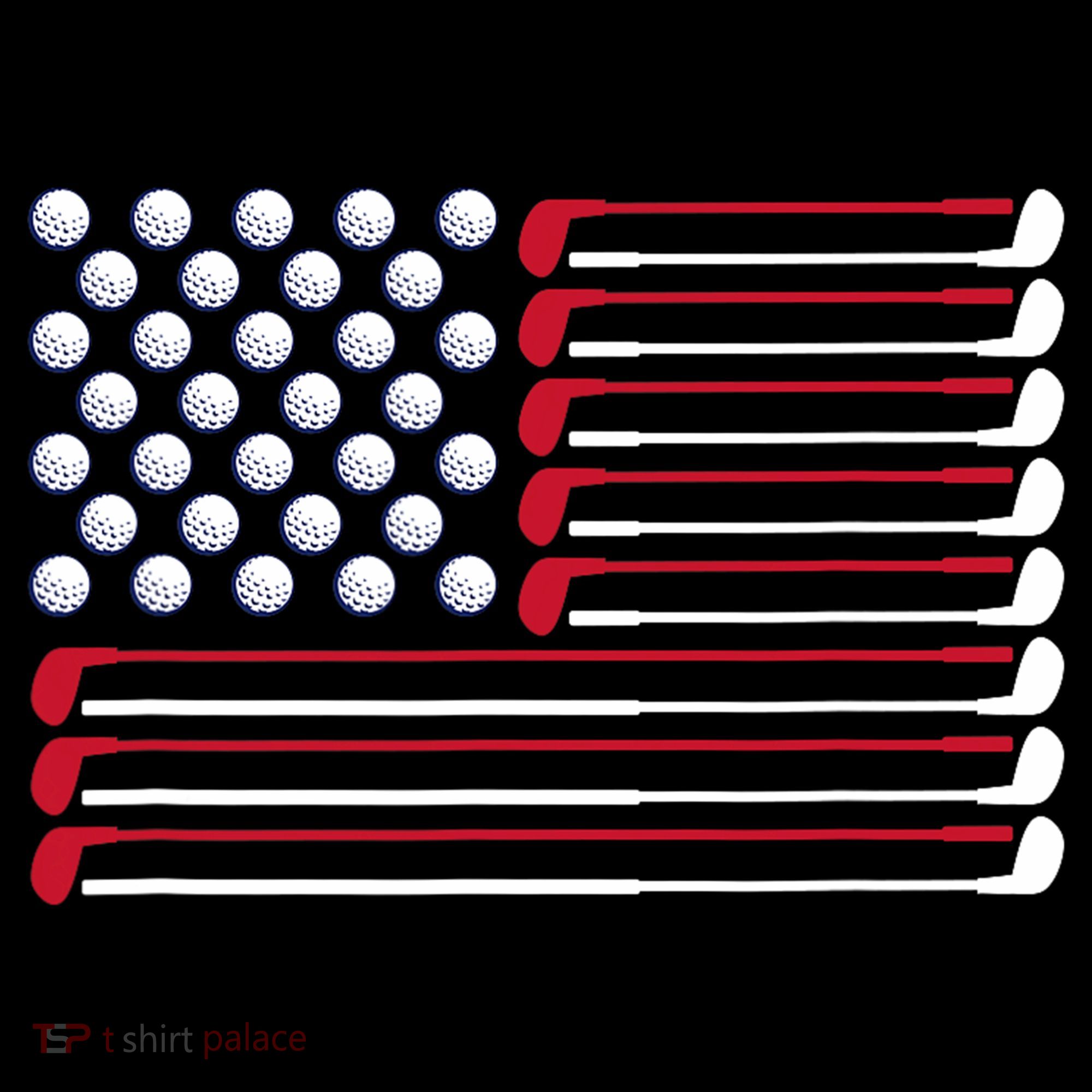 Golf American Flag Golf Player Lover Golfing Golfer Women's Hoodie