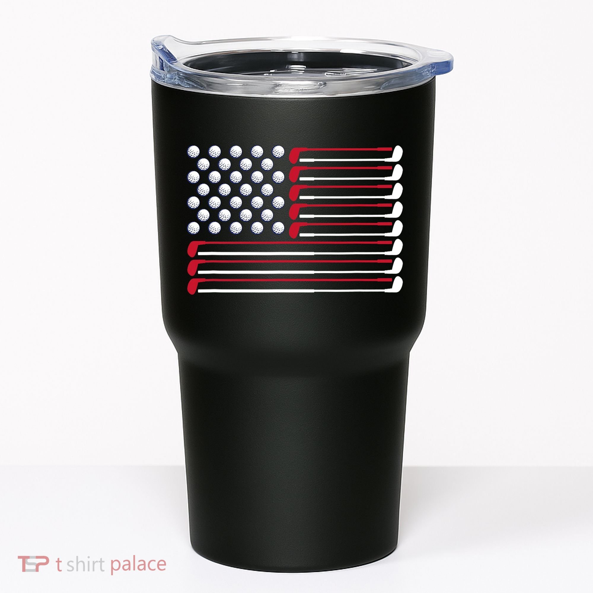Golf American Flag Golf Player Lover Golfing Golfer Tumbler