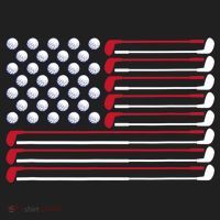 Golf American Flag Golf Player Lover Golfing Golfer Hat thumb 2
