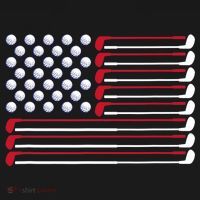 Golf American Flag Golf Player Lover Golfing Golfer Toddler Hoodie thumb 2
