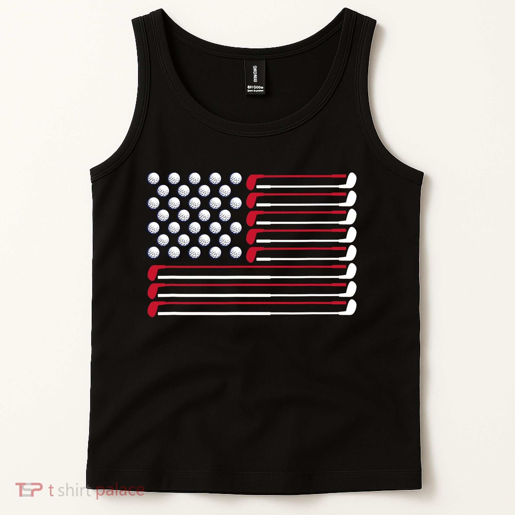 Golf American Flag Golf Player Lover Golfing Golfer Tank Top