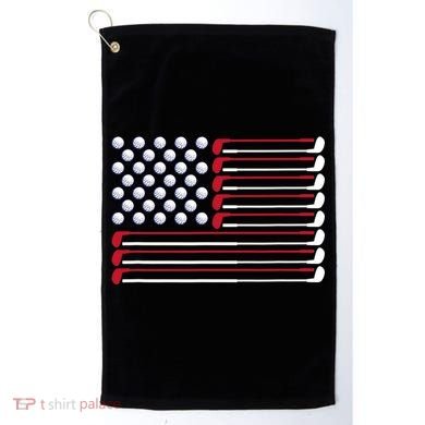 Golf American Flag Golf Player Lover Golfing Golfer Golf Towel