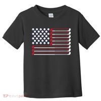 Golf American Flag Golf Player Lover Golfing Golfer Toddler T-Shirt thumb 0