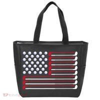 Golf American Flag Golf Player Lover Golfing Golfer Tote Bag thumb 0
