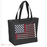 Golf American Flag Golf Player Lover Golfing Golfer Tote Bag thumb 2