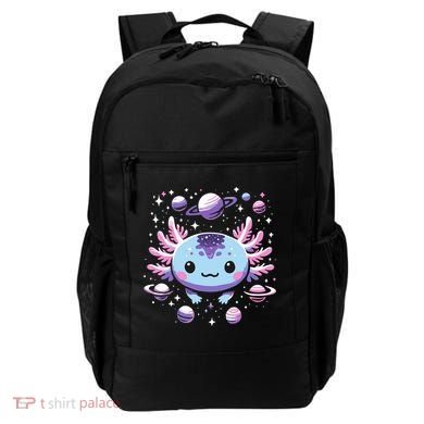 Galaxy Axolotl Funny Goth Space Axolotl Backpack