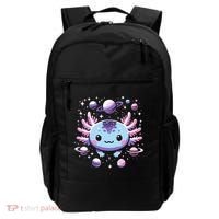 Galaxy Axolotl Funny Goth Space Axolotl Backpack thumb 0