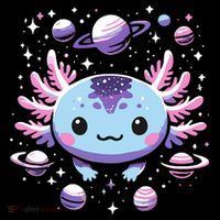 Galaxy Axolotl Funny Goth Space Axolotl Coffee Mug thumb 5