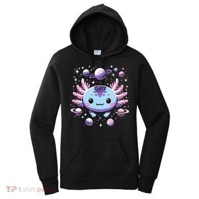 Galaxy Axolotl Funny Goth Space Axolotl Women's Hoodie
