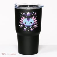 Galaxy Axolotl Funny Goth Space Axolotl Tumbler thumb 0