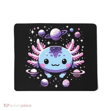 Galaxy Axolotl Funny Goth Space Axolotl Mousepad