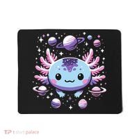 Galaxy Axolotl Funny Goth Space Axolotl Mousepad thumb 0