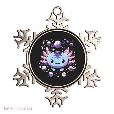 Galaxy Axolotl Funny Goth Space Axolotl Ornament