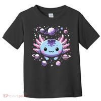 Galaxy Axolotl Funny Goth Space Axolotl Toddler T-Shirt thumb 0