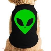 Green Alien Face Green Doggie Tank thumb 0