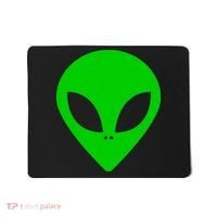 Green Alien Face Green Mousepad thumb 0