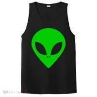 Green Alien Face Green PosiCharge Competitor Tank thumb 0