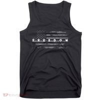 Grunge American Flag Patriotic Pride Freedom Charlie Kirk Tank Top thumb 0