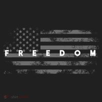 Grunge American Flag Patriotic Pride Freedom Charlie Kirk Golf Towel thumb 3