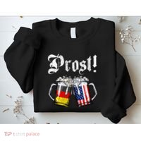 German American Flag Prost Beer Oktoberfest Sweatshirt thumb 2