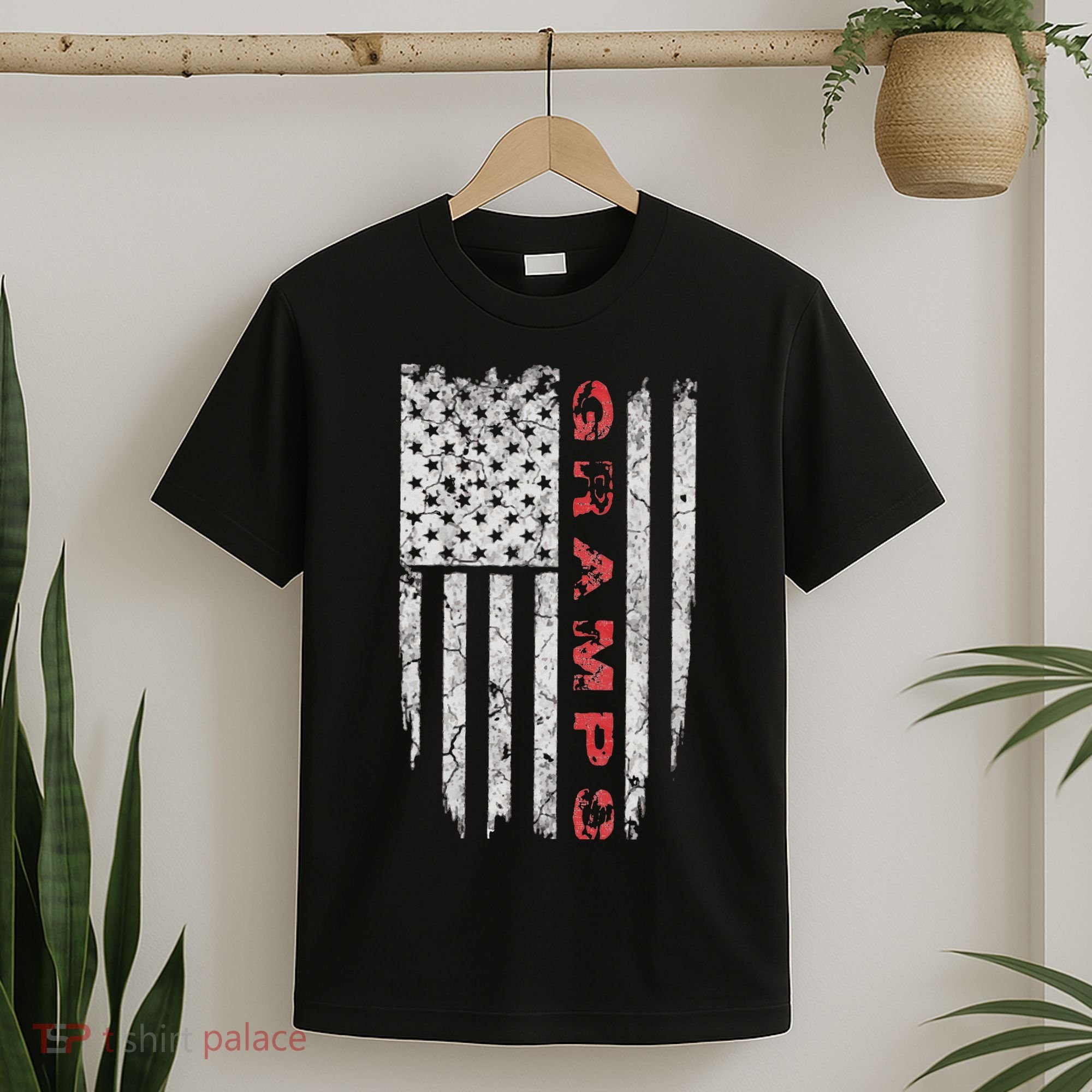 Gramps American Flag Grandpa Gifts T-Shirt