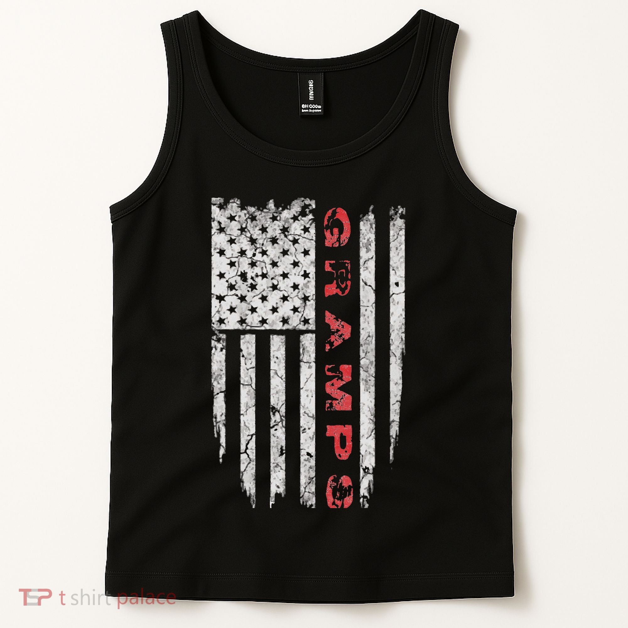Gramps American Flag Grandpa Gifts Tank Top