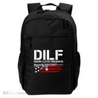 Gun American Flag DILF Damn I Love Firearms Backpack thumb 0