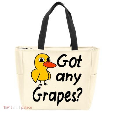 Got Any Grapes The Duck Song Tote Bag