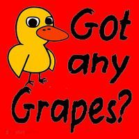 Got Any Grapes The Duck Song Santa Hat thumb 1