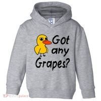 Got Any Grapes The Duck Song Toddler Hoodie thumb 0