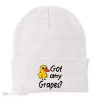 Got Any Grapes The Duck Song Beanie thumb 0