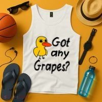 Got Any Grapes The Duck Song Tank Top thumb 4