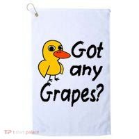 Got Any Grapes The Duck Song Golf Towel thumb 0