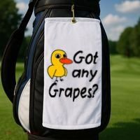 Got Any Grapes The Duck Song Golf Towel thumb 2