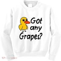 Got Any Grapes The Duck Song Kids Sweatshirt thumb 0