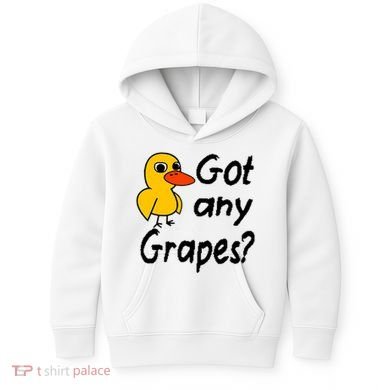Got Any Grapes The Duck Song Kids Hoodie