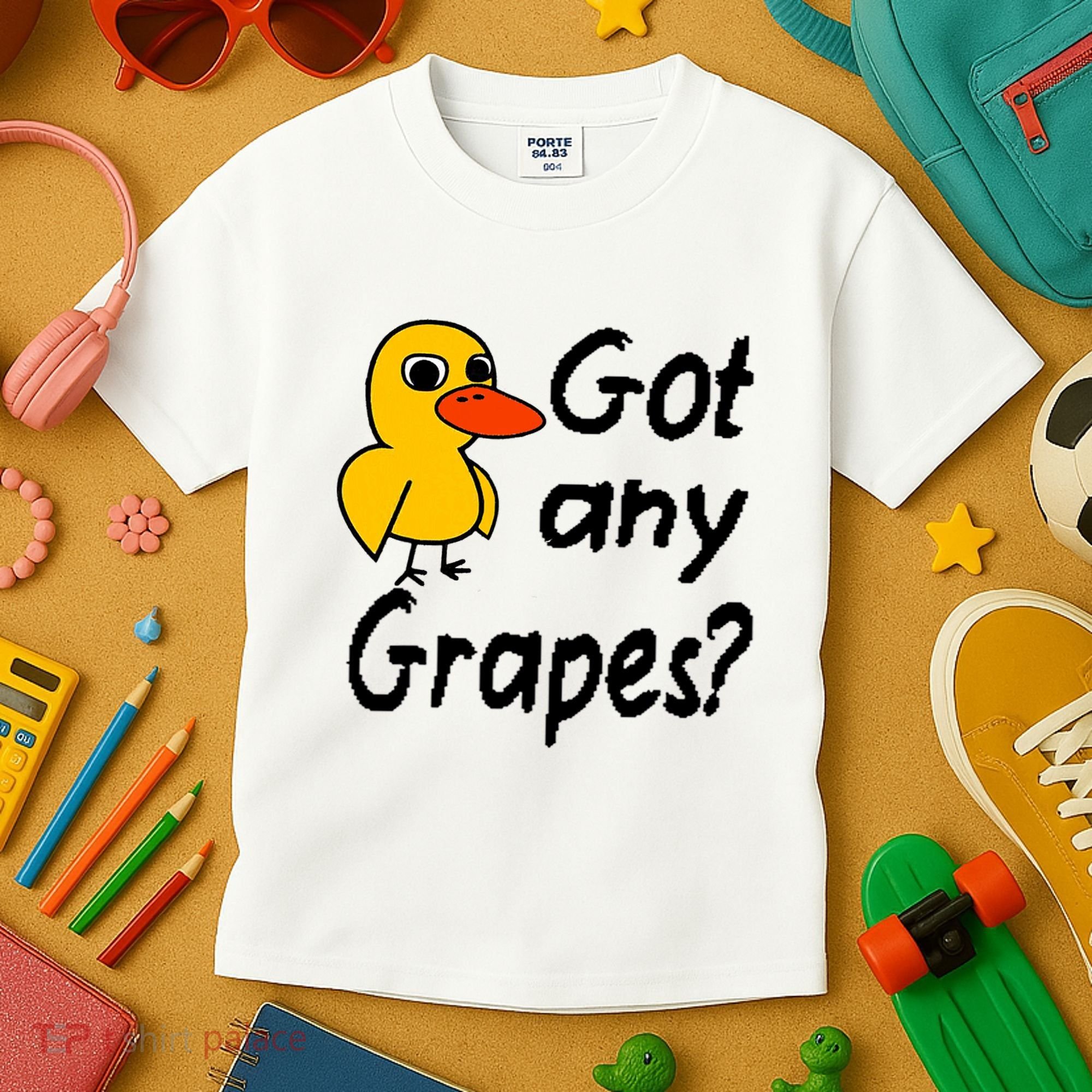 Got Any Grapes The Duck Song Kids T-Shirt