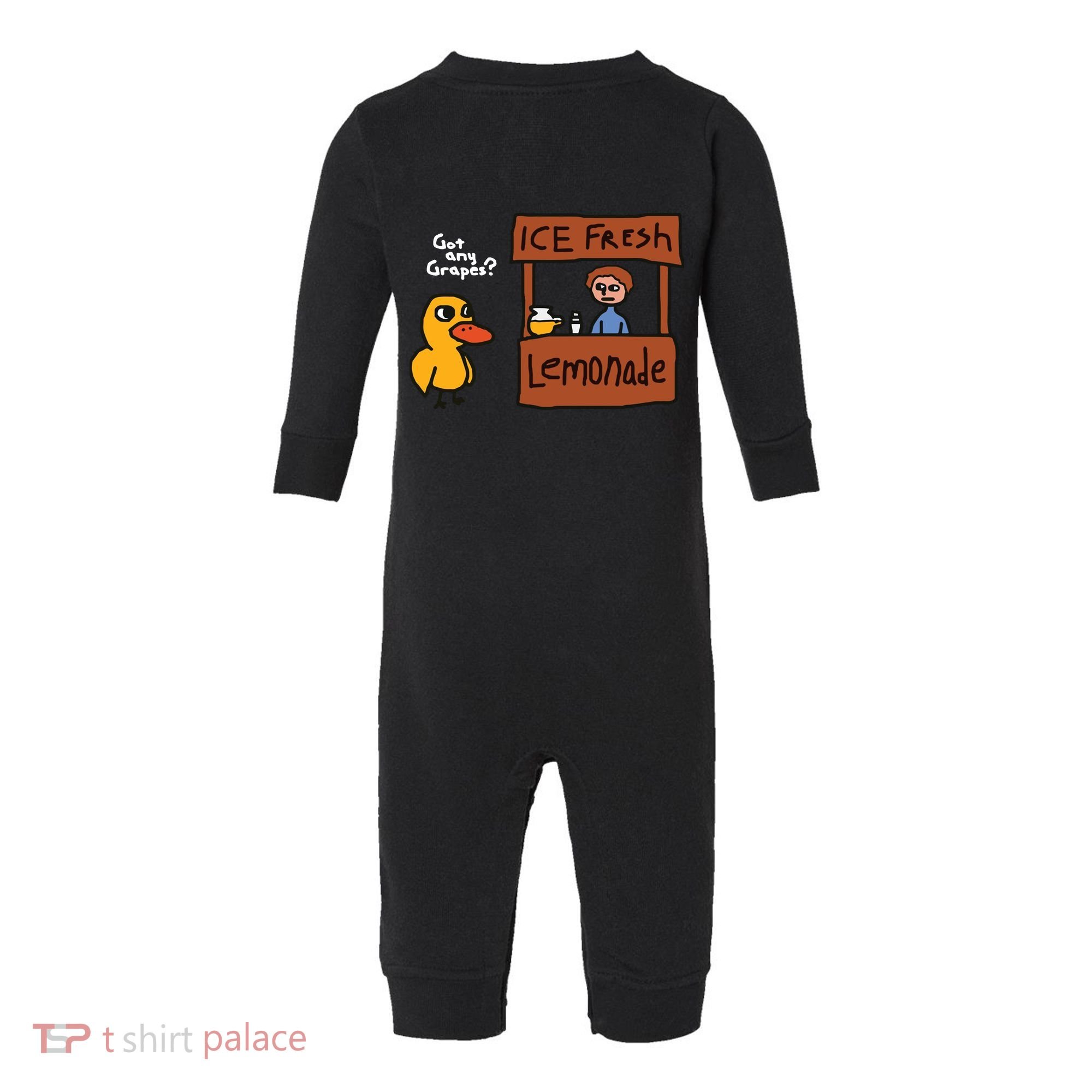 Got Any Grapes Duck Song Lemonade Infant Fleece One Piece