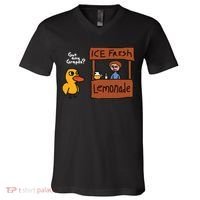 Got Any Grapes Duck Song Lemonade V-Neck T-Shirt thumb 0