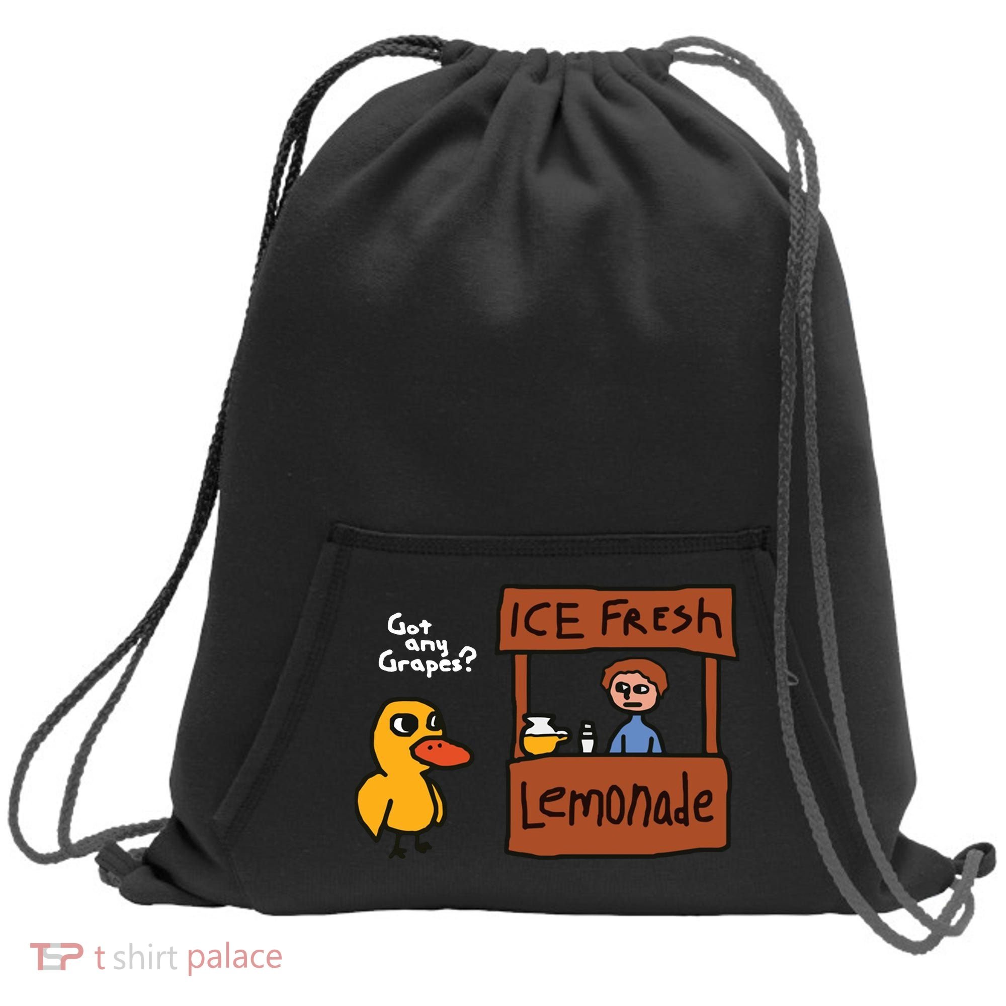 Got Any Grapes Duck Song Lemonade Sweatshirt Cinch Pack Bag
