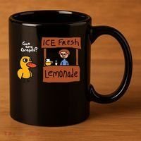 Got Any Grapes Duck Song Lemonade 11oz C Handle Ceramic Mug thumb 3