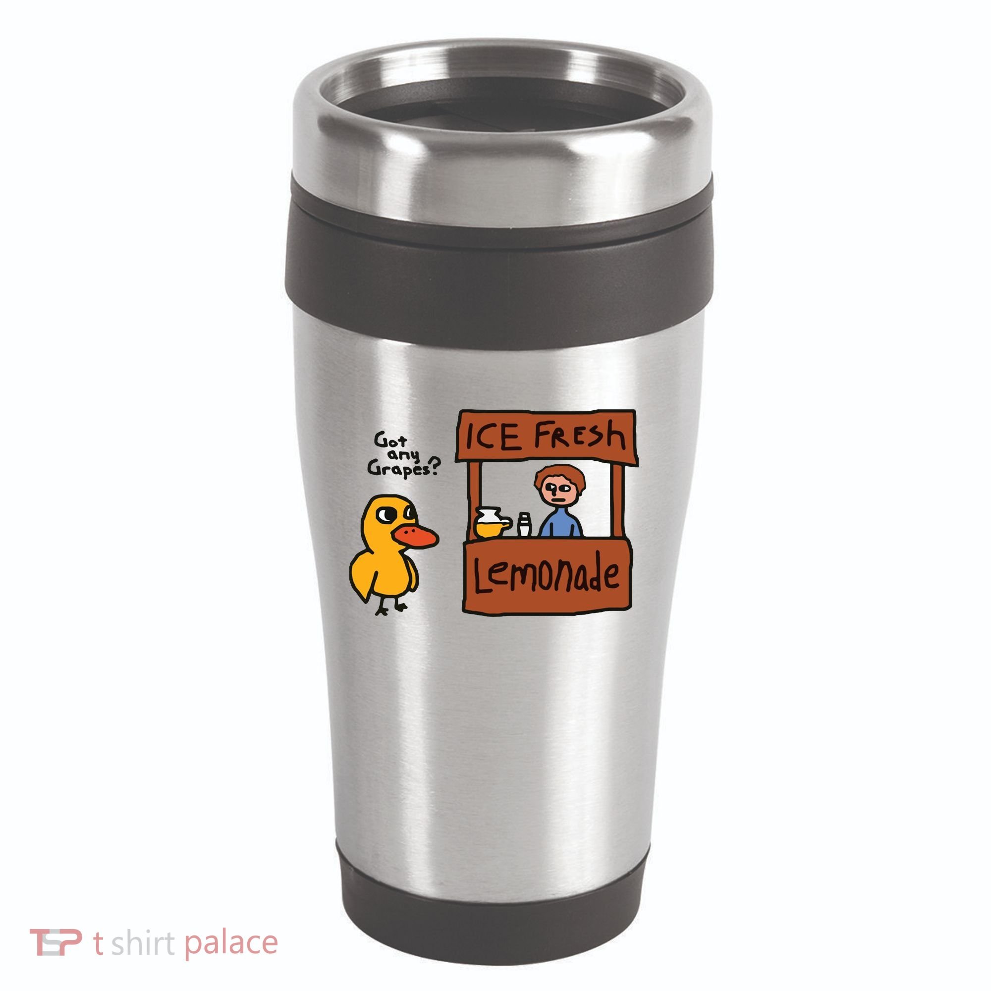 Got Any Grapes Duck Song Lemonade 16oz Travel Tumbler